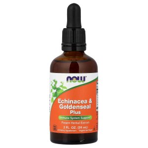 NOW Foods Echinacea &amp; Goldenseal Plus with Dropper Immune System Support