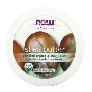 NOW Foods Solutions Certified Organic Shea Butter Moisturizer For Rough And Dry Skin