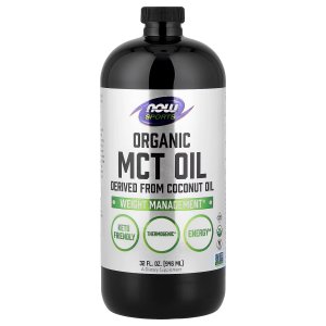 NOW Foods Sports Organic MCT Oil 14 g Plastic Bottle