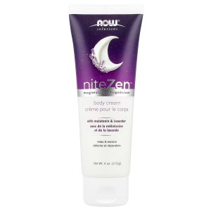 NOW Foods Solutions,niteZen™ Magnesium Cream Melatonin and Lavender