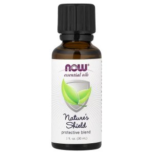 NOW Essential Oils Nature's Shield Energizing Aromatherapy Scent Blend of Pure Essential Oils Vegan 30 ml