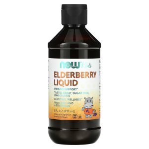 NOW Foods Elderberry Liquid 500 mg 10:1 Concentrate Free Radical Scavenger