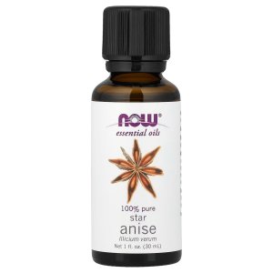NOW Foods Essential Oils Anise Oil Balancing Aromatherapy Scent Steam Distilled, 100% Pure Vegan 30Ml