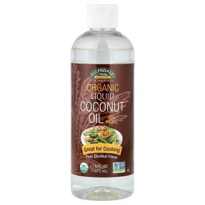 NOW Foods Solutions Liquid Coconut Oil Light and Nourishing Promotes Healthy-Looking Skin and Hair