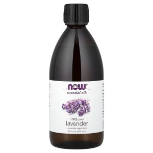 NOW Foods Essential Oils Lavender Oil Steam Distilled Undiluted 473 ml