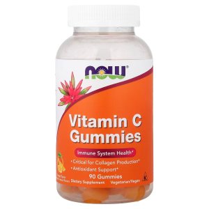 NOW Foods Vitamin C Gummies Orange 90 Gummies