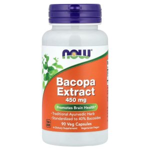 Now Foods Bacopa Extract 450 mg 90 Veg Capsules