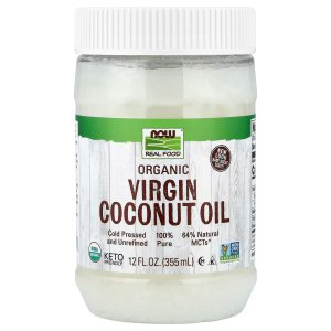 NOW Foods Real Food Organic Virgin Coconut Oil (355 ml)