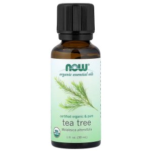 NOW Foods Essential Oils Tea Tree Oil Cleansing Aromatherapy Scent Steam Distilled 100% Pure Vegan 30ml