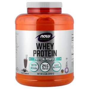 NOW Foods Sports Nutrition Whey Protein Isolate 25 G With BCAAs Creamy Chocolate Powde,