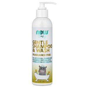 NOW Foods Baby Gentle Shampoo &amp; Wash Fragrance Free with No Artificial Fragrance Parabens Phthalates Petrolatum