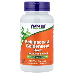 NOW Foods Echinacea (Purpurea Root) 400 mg Immune System Support 100 Veg Capsules