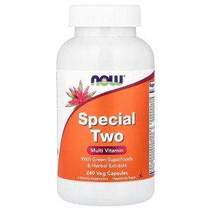NOW Foods Special Two with Green Superfoods &amp; Herbal Extracts 240 Veg Capsules