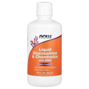 Now Foods - Liquid Glucosamine &amp; Chondroitin With Msm Citrus 946 ml