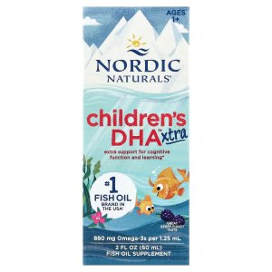 Nordic Naturals Children's DHA™ Xtra, Ages 1+ Great Berry Punch 2 fl oz (60 ml)