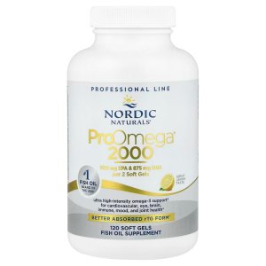 Nordic Naturals ProOmega-3 2150 mg EPA &amp; DHA Fish Oil Lemon - | Ultra high-potency EPA &amp; DHA fish oil supports brain heart 120 Softgel