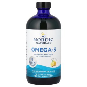 Nordic Naturals Omega-3 Liquid, 1560mg Fish Oil, EPA+DHA, Lemon Flavor 473 ml