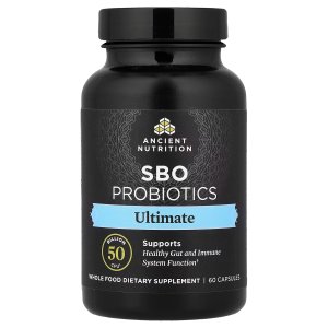 Ancient Nutrition SBO Probiotics Ultimate 60 Capsules + Vitamin D 90 Capsules – Probiotic &amp; Vitamin D Supplement