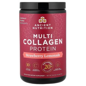 Ancient Nutrition Hydrolyzed Multi Collagen Peptides – Strawberry Lemonade, Collagen Protein Supplement