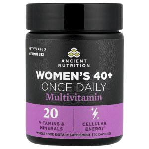 Ancient Nutrition Methylated Multivitamin for Women 40+ – Once Daily Women's Multivitamin Supplemen