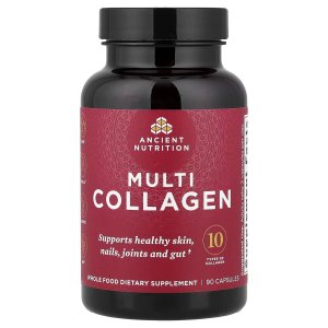 Ancient Nutrition Multi Collagen 90 Capsules – Multi Collagen Peptides Supplement for Daily Wellness