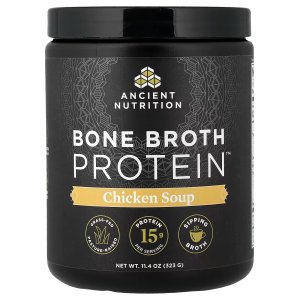 Ancient Nutrition Bone Broth Protein Chicken Soup 11.4 oz (323g) – Protein-Rich Bone Broth Powder