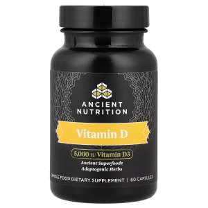 Ancient Nutrition Vitamin D3 + K2 5,000 IU – Vitamin D Supplement for Immune Support