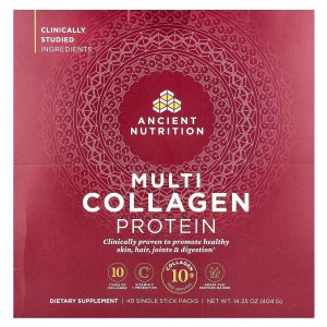 Ancient Nutrition Hydrolyzed Multi Collagen Peptides Powder – Unflavored, 40 Servings, Collagen Protein Supplement