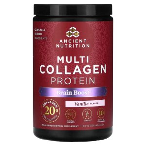 Ancient Nutrition Hydrolyzed Multi Collagen Peptides – Brain Boost, Collagen Protein Supplement