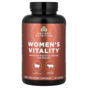 Ancient Nutrition Women’s Vitality 180 Capsules – Women’s Wellness &amp; Daily Vitality Supplement