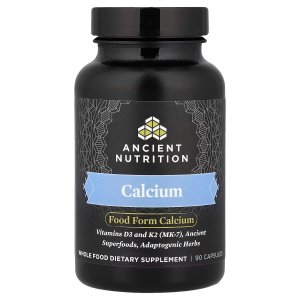 Ancient Nutrition Calcium + Vitamin D3 + K2 – Bone Health Support, Calcium Supplement