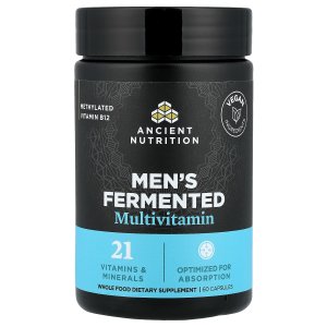 Ancient Nutrition Men’s Fermented Methylated Multivitamin – Daily Men’s Multivitamin &amp; Wellness Supplement