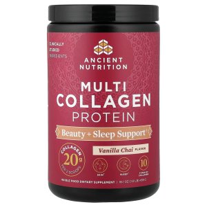 Ancient Nutrition Hydrolyzed Multi Collagen Peptides – Beauty + Sleep, Collagen Wellness Supplement
