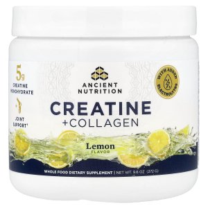 Ancient Nutrition 5g Creatine Monohydrate + Collagen Powder – Creatine &amp; Collagen Protein Supplement