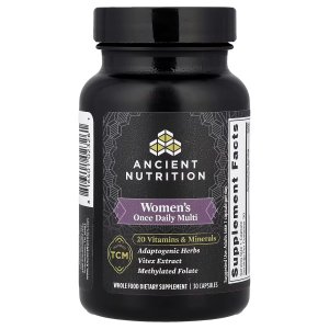 Ancient Nutrition Methylated Multivitamin for Women – Once Daily, Women’s Daily Multivitamin Supplement