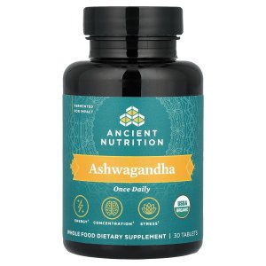 Ancient Nutrition Ashwagandha Tablets – Stress Relief &amp; Energy Support, Adaptogen Supplement