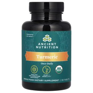 Ancient Nutrition Regenerative Organic Certified Turmeric Capsules – Organic Turmeric Supplement for Daily Wellness