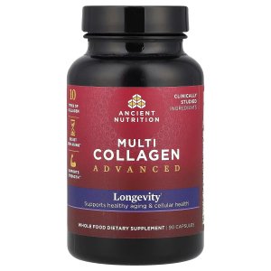 Ancient Nutrition Hydrolyzed Multi Collagen Advanced Capsules – Longevity, Collagen Peptides Supplemen