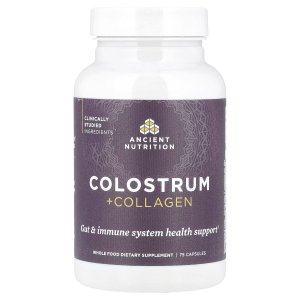 Ancient Nutrition Grass-Fed Bovine Colostrum + Collagen Capsules – Superfood &amp; Wellness Supplement