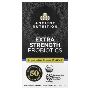 Ancient Nutrition Probiotics Ultimate 100 Billion CFUs – Probiotic Capsules for Daily Gut Health