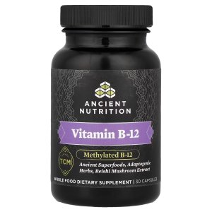 Ancient Nutrition Methylated Vitamin B12 Supplement – Energy Support &amp; Daily Vitamin B12
