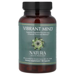Natura Health Products Vibrant Mind 90 Capsules – Premium Brain &amp; Cognitive Wellness Supplement