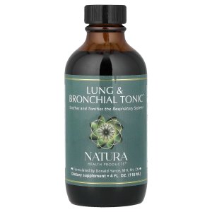 Natura Health Products Lung &amp; Bronchial Tonic 4 fl oz – Herbal Respiratory Wellness Toni