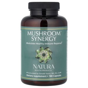 Natura Health Products Mushroom Synergy 180 Capsules – Premium Mushroom Blend Supplement