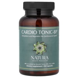 Natura Health Products Cardio Tonic-BP Hawthorn &amp; Arjuna 90 Capsules – Heart Support Supplemen