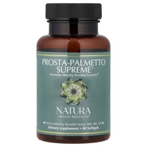 Natura Health Products Prosta-Palmetto Supreme 60 Softgels – Saw Palmetto Prostate Support Supplement