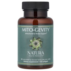 Natura Health Products Mito-Gevity 60 Softgels – Mitochondrial Energy &amp; Cellular Support