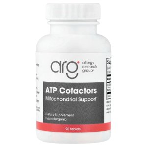 Allergy Research Group ATP Cofactors Mitochondrial Support 90 Tablets – Advanced Cellular Energy &amp; Nutritional Support Supplement