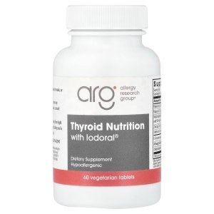 ARG Thyroid Nutrition with Iodine &amp; Selenium 60 Capsules – Comprehensive Thyroid Nutritional Support Supplement