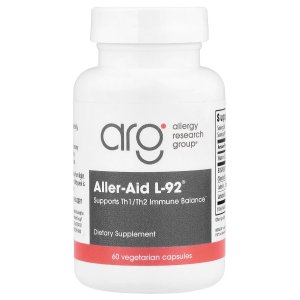 Allergy Research Group Aller-Aid L-92® 60 Vegetarian Capsules – Advanced Seasonal Allergy &amp; Immune Support Supplement
